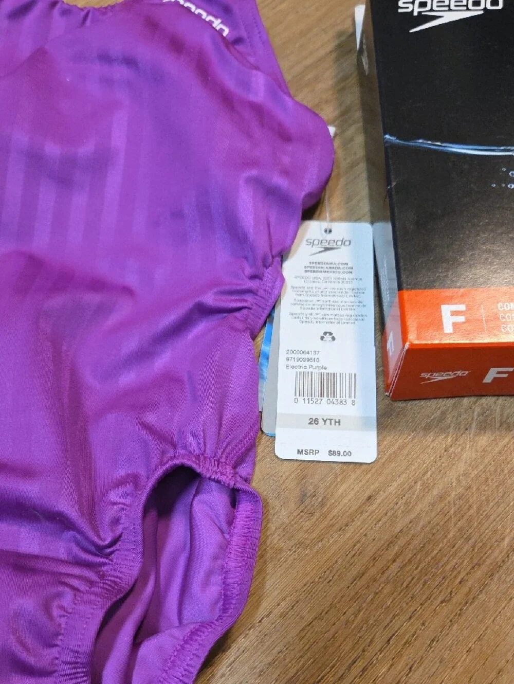 Speedo Aquablade Bright Purple